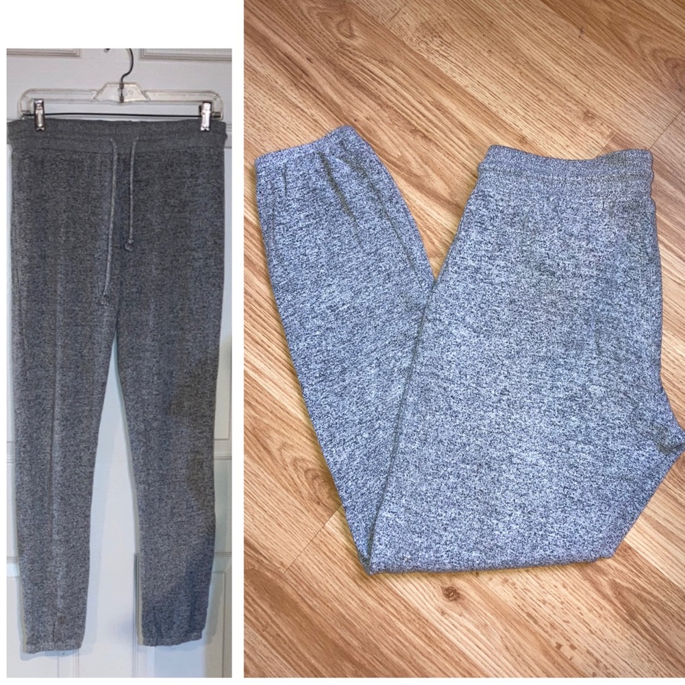 Free Press Casual Joggers Bottoms Heathered Grey sz Small